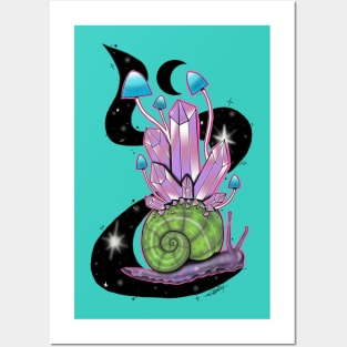 Space snail Posters and Art